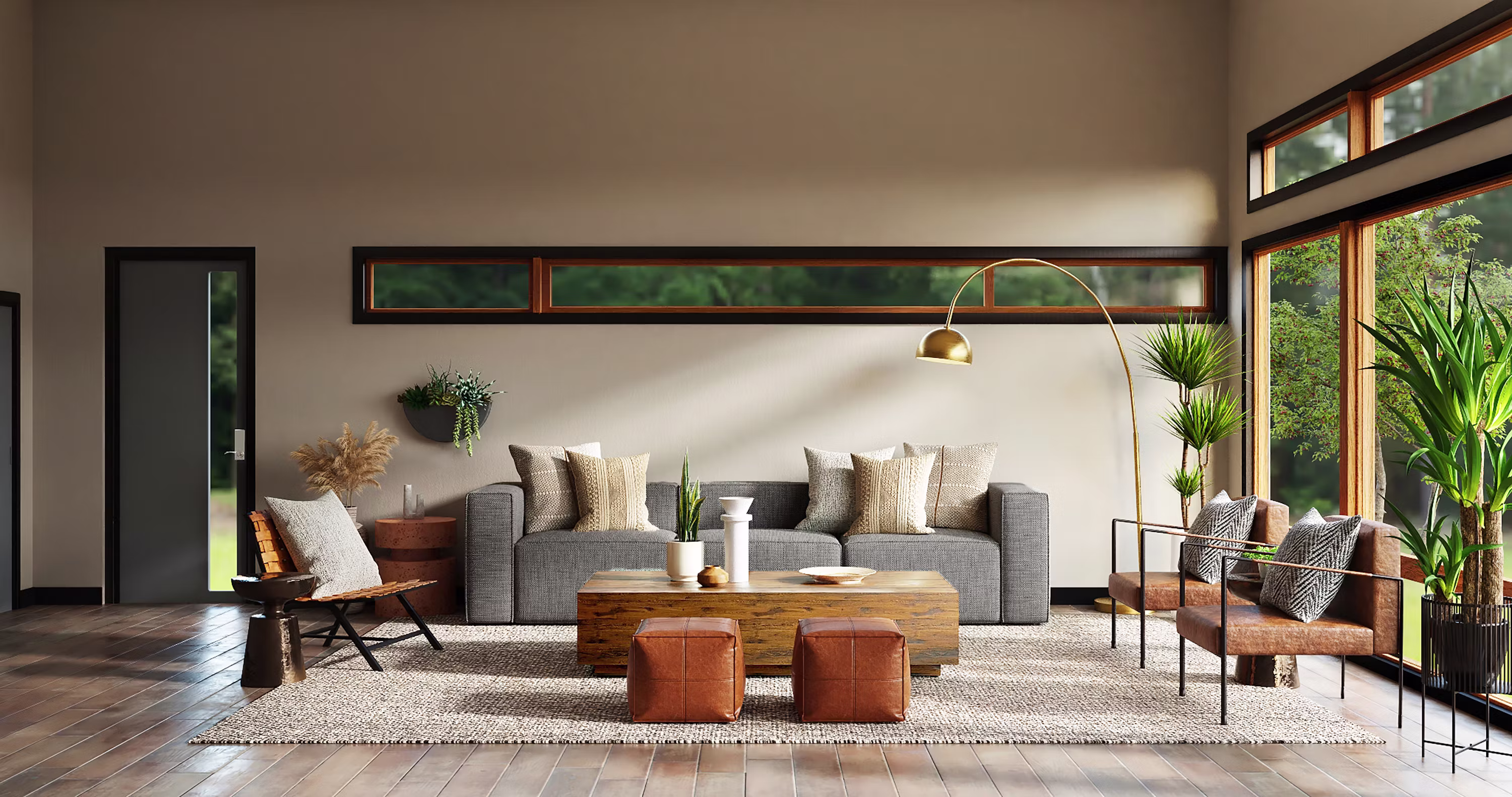 A sunlit RAVYA living room with considered furniture and finishes.