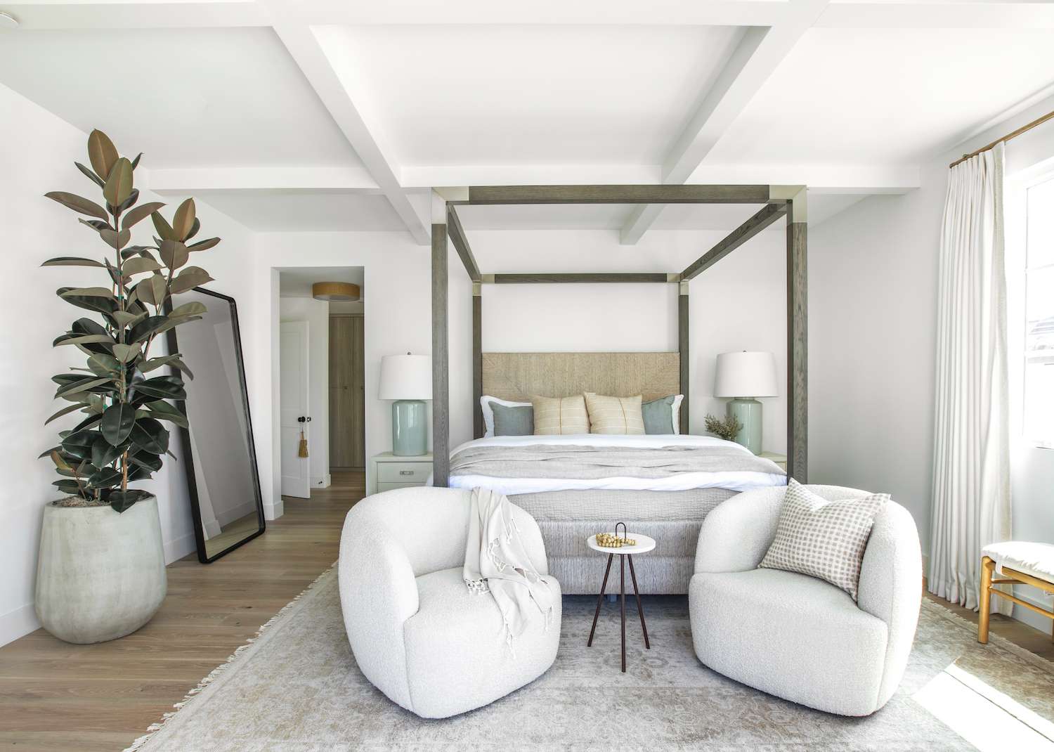 A finished RAVYA bedroom composition with coordinated storage.